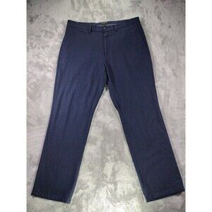 Banana Republic Pants Mens 36 x 32 Blue Wool Blend Nova Fields Woven In Italy